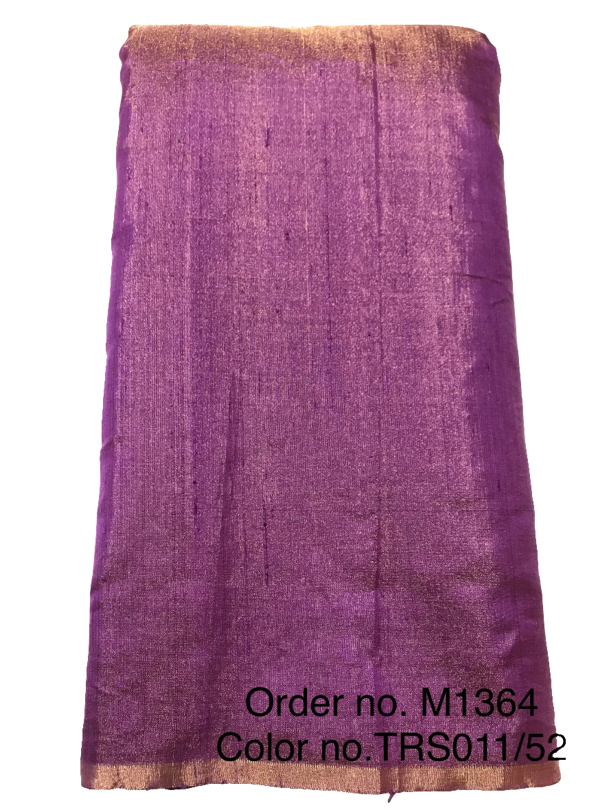 Tissue raw silk 105gm width 44”