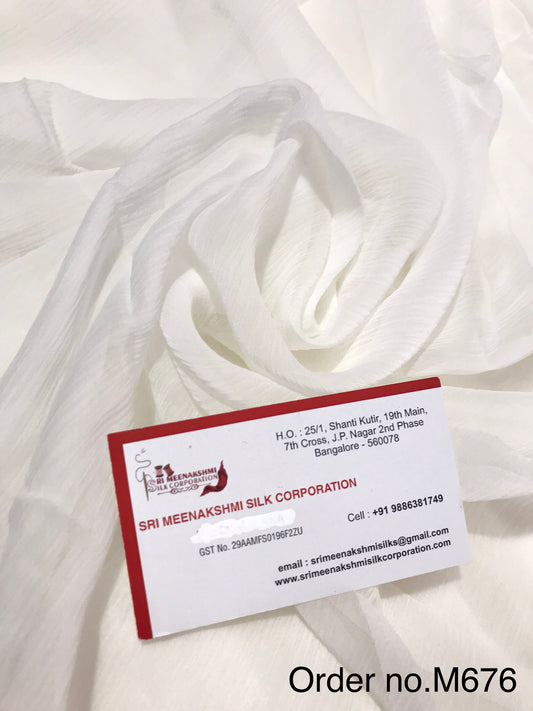 Viscose chiffon 60gm width 43”