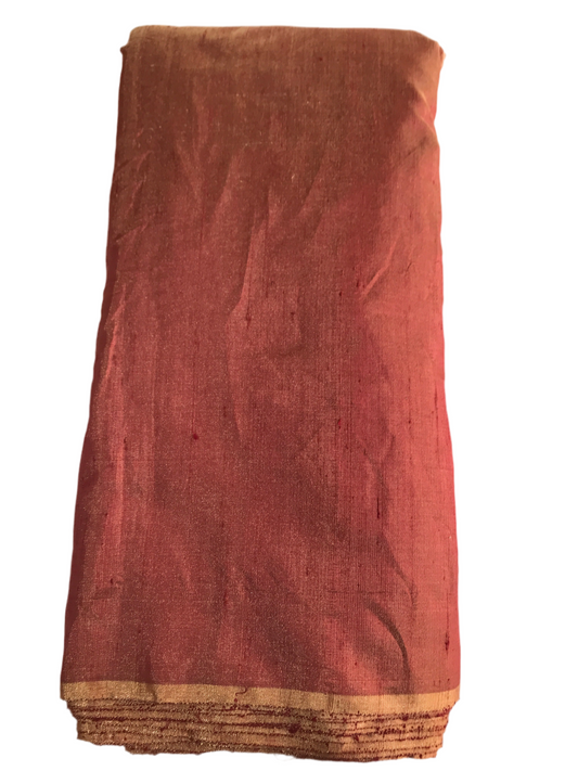 Tissue raw silk 105gm 44”width.    TRS013/31 Amber