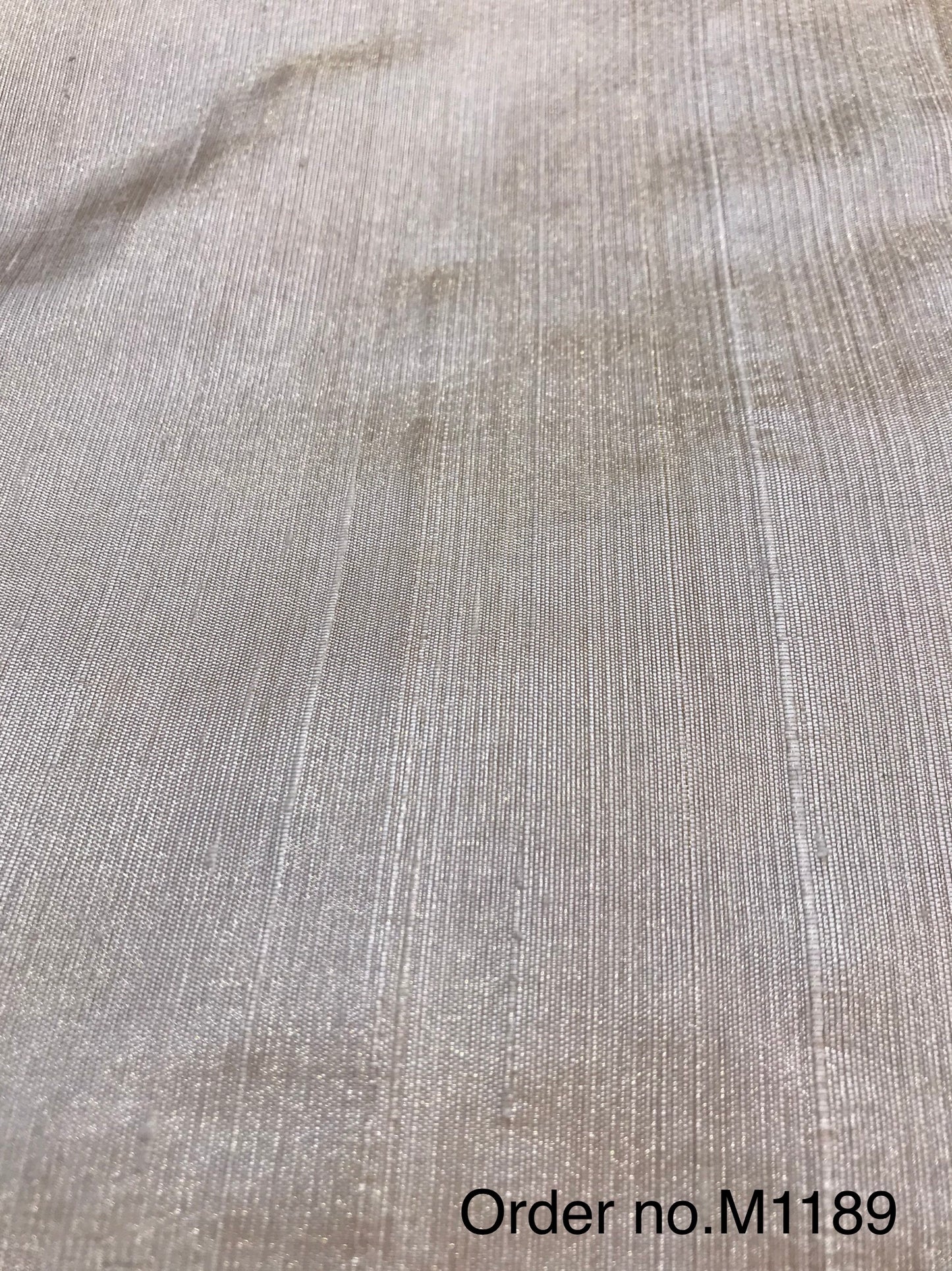 Gold tissue raw silk 105gm width 44”