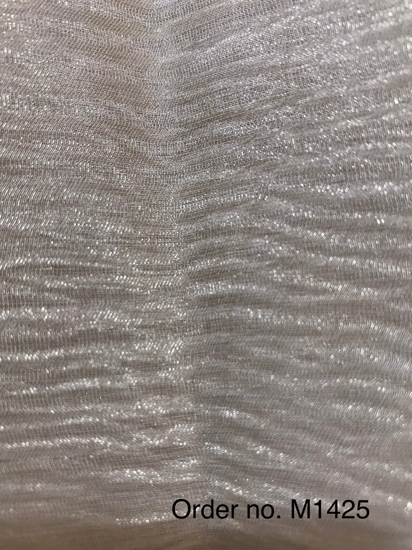 60 gram Sheer tissue silk crush width 44”