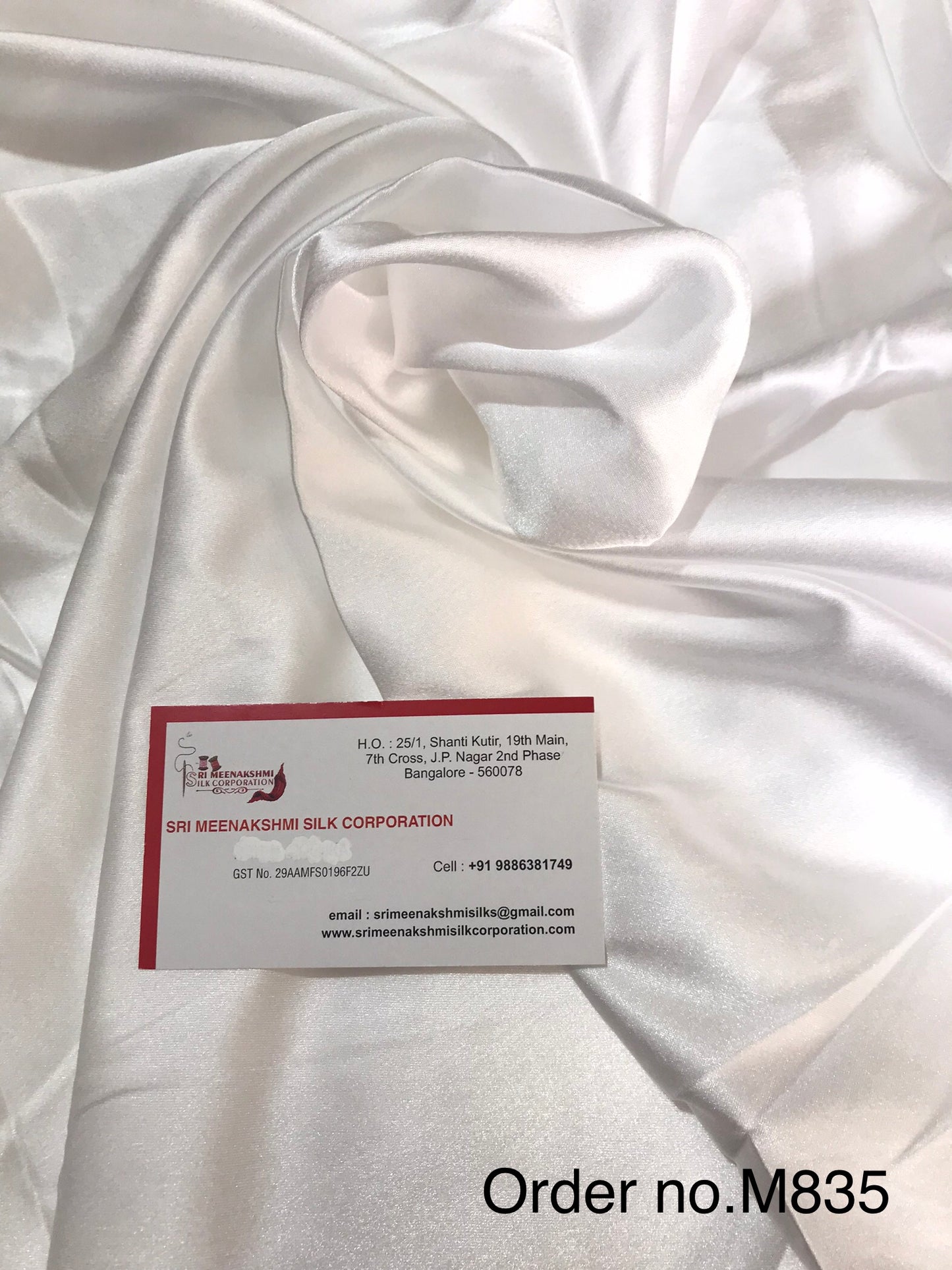 Nylon satin 100gm width 44”