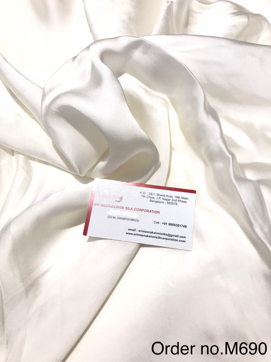 Viscose satin organza 90gm width 41”