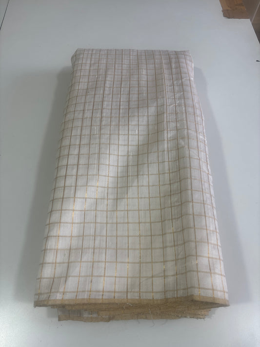 Check raw silk