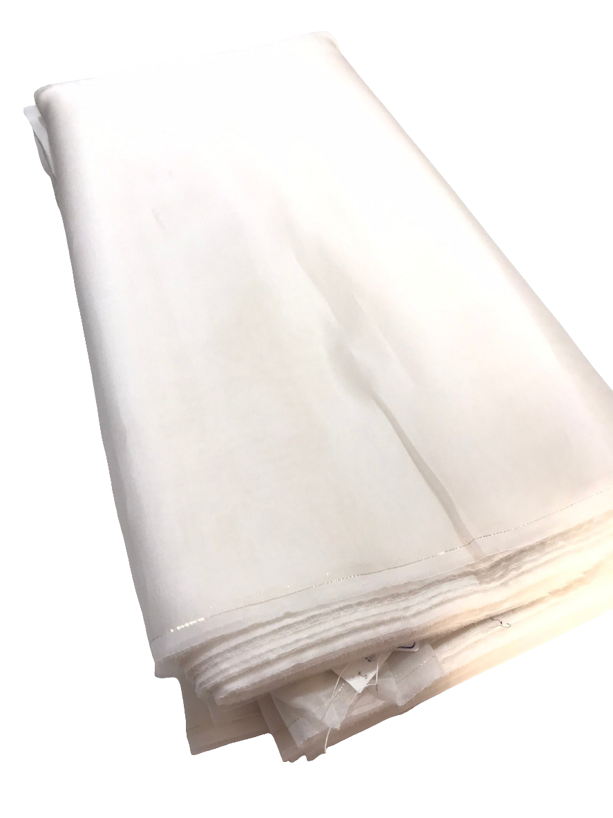 Silk satin organza 50gm width 44”