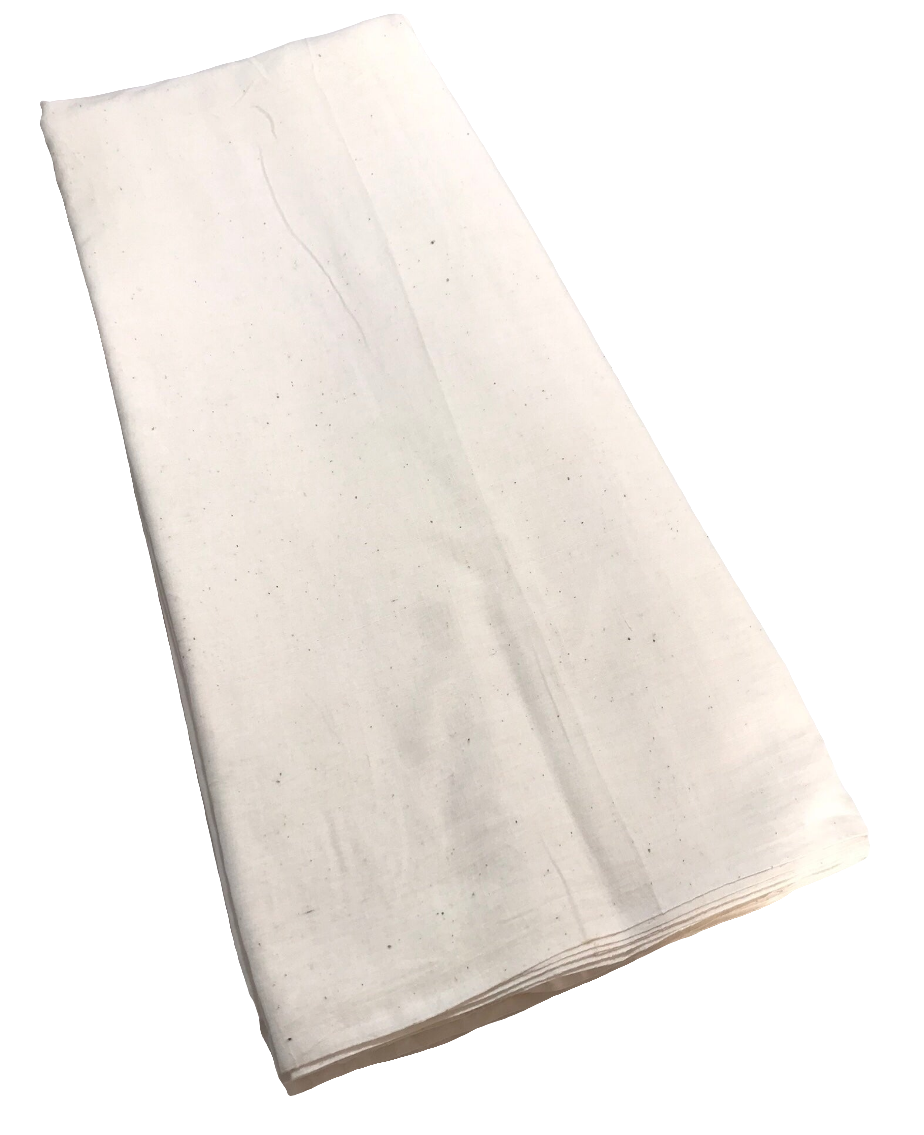 150s plain muslin cotton fabric width 48”
