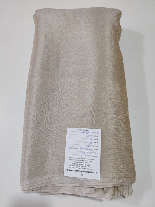 Wrinkle crepe tissue gold